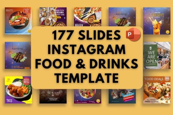 177 Instagram Food and Drinks Templates for Visual Impact
