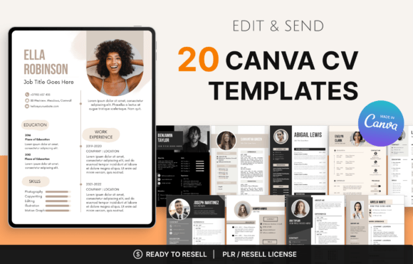 20 Canva CV Templates: Modern Resumes for Any Career
