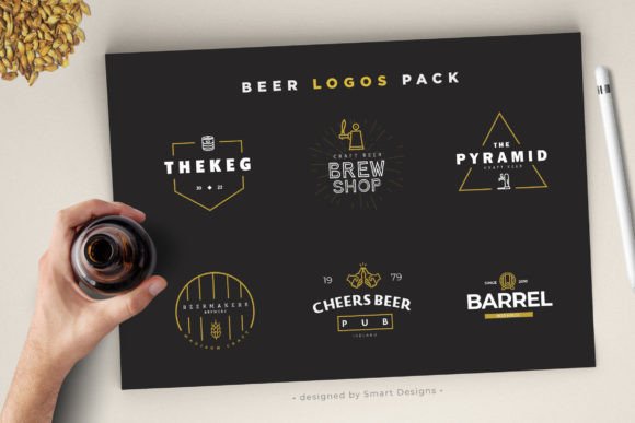 Crafting Authentic Brand Identities with Beer Logo Templates X6