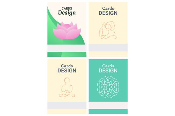 Design Calm: Using Meditation Vector Card Templates