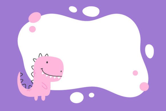 Dino Photo Frame: Playful Templates for Text and Invitations