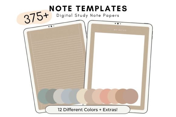 Effortless Organization with Boho Digital Note Templates