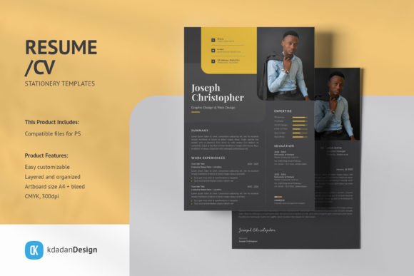Elevate Your Job Search: Mastering Resume/CV PSD Design Templates Vol 162