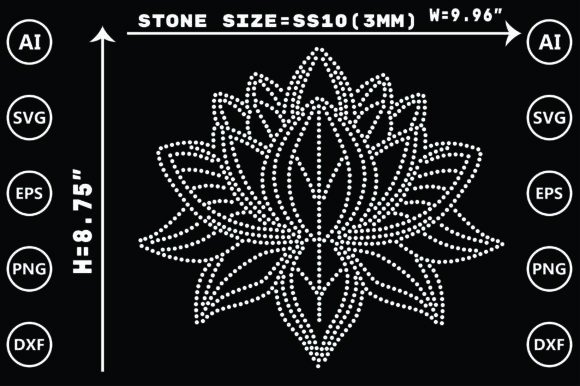 Flower Rhinestone Templates: A Designer's Guide to Sparkle