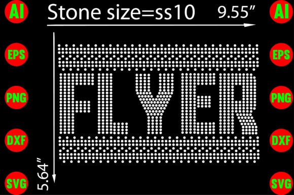 Flyer Rhinestone Templates Design: Sparkle for Every Project