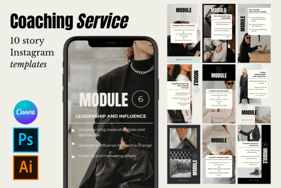 Polished Bold Coaching Templates: Elevate Your Digital Presence