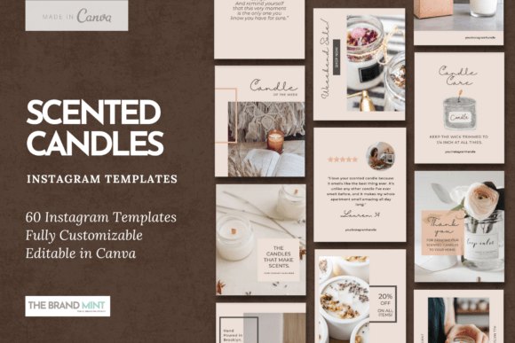 Scented Candle Instagram Templates: A Cozy Visual Guide