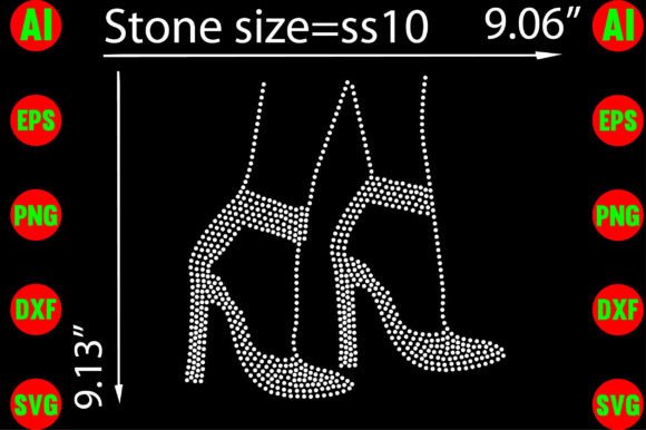 Sexy Shoe Rhinestone Templates: Elevate Your Design Projects