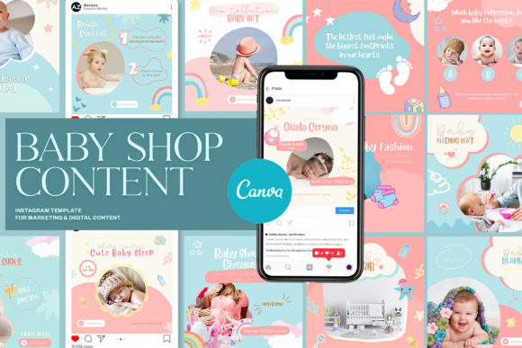 Smart Design for Modern Parents: Baby Content Instagram | CANVA Templates
