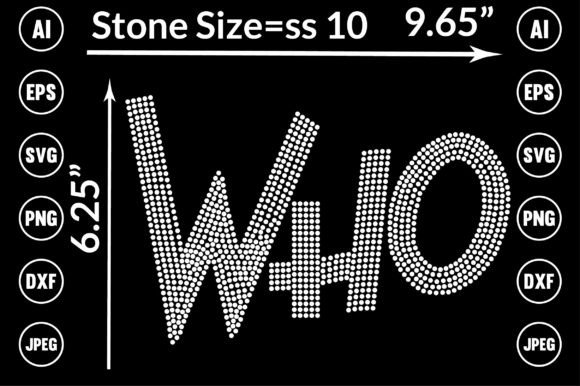 Sparkle and Strategy: Unleashing Who Rhinestone Templates Design