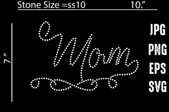 Sparkling Creativity: Mom Rhinestone Templates Design Guide