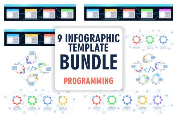 Visualize Data with Software Interface Infographic Templates